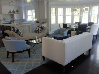 DSC03741 Hamptons open floor plan in white and blue