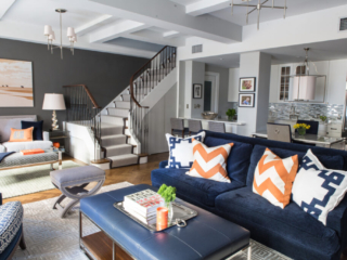 NYC Modern open living area &amp; kitchen