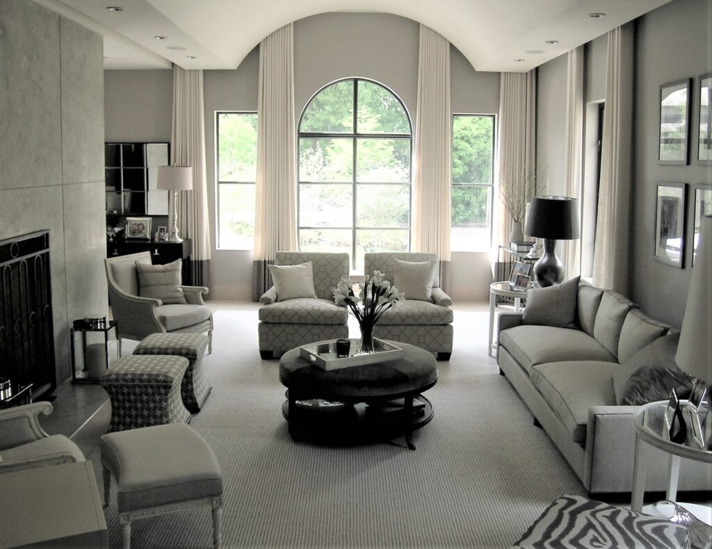 Shades of gray living room ideas