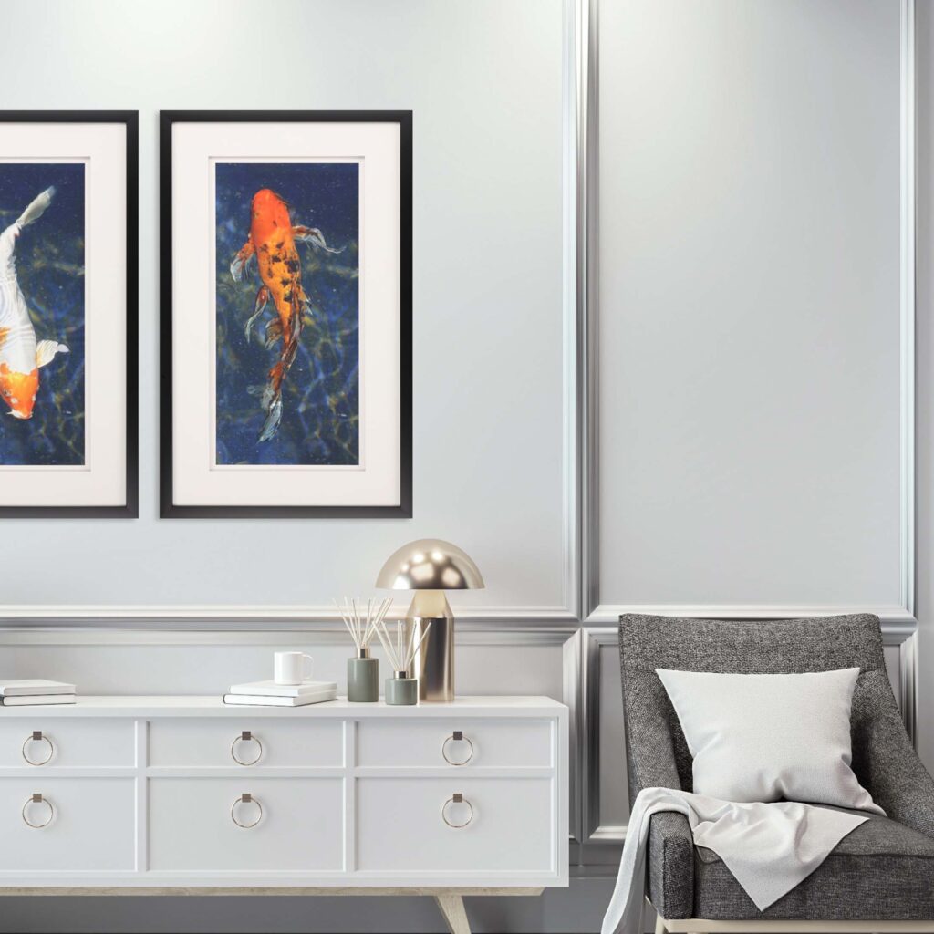 Koi fish Livingroom art
