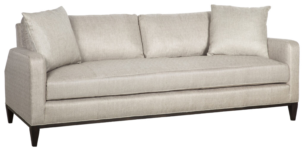 Beige one cushion couch