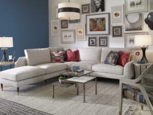 Beige sectional