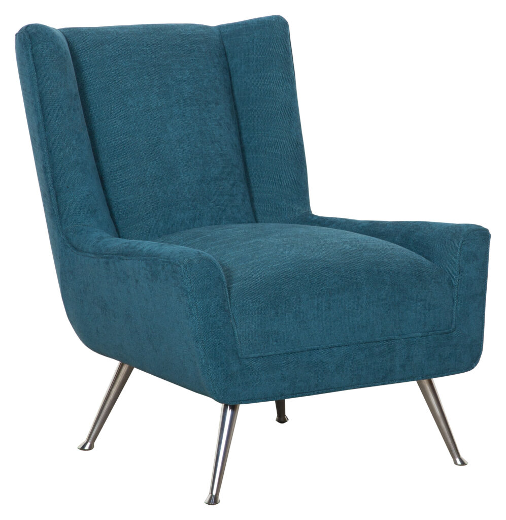 Turquoise lounge chair
