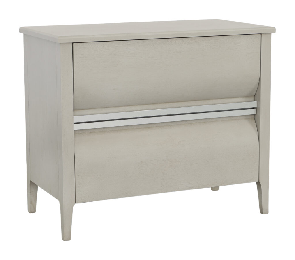 Light gray end table