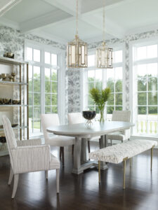 Bright dining room