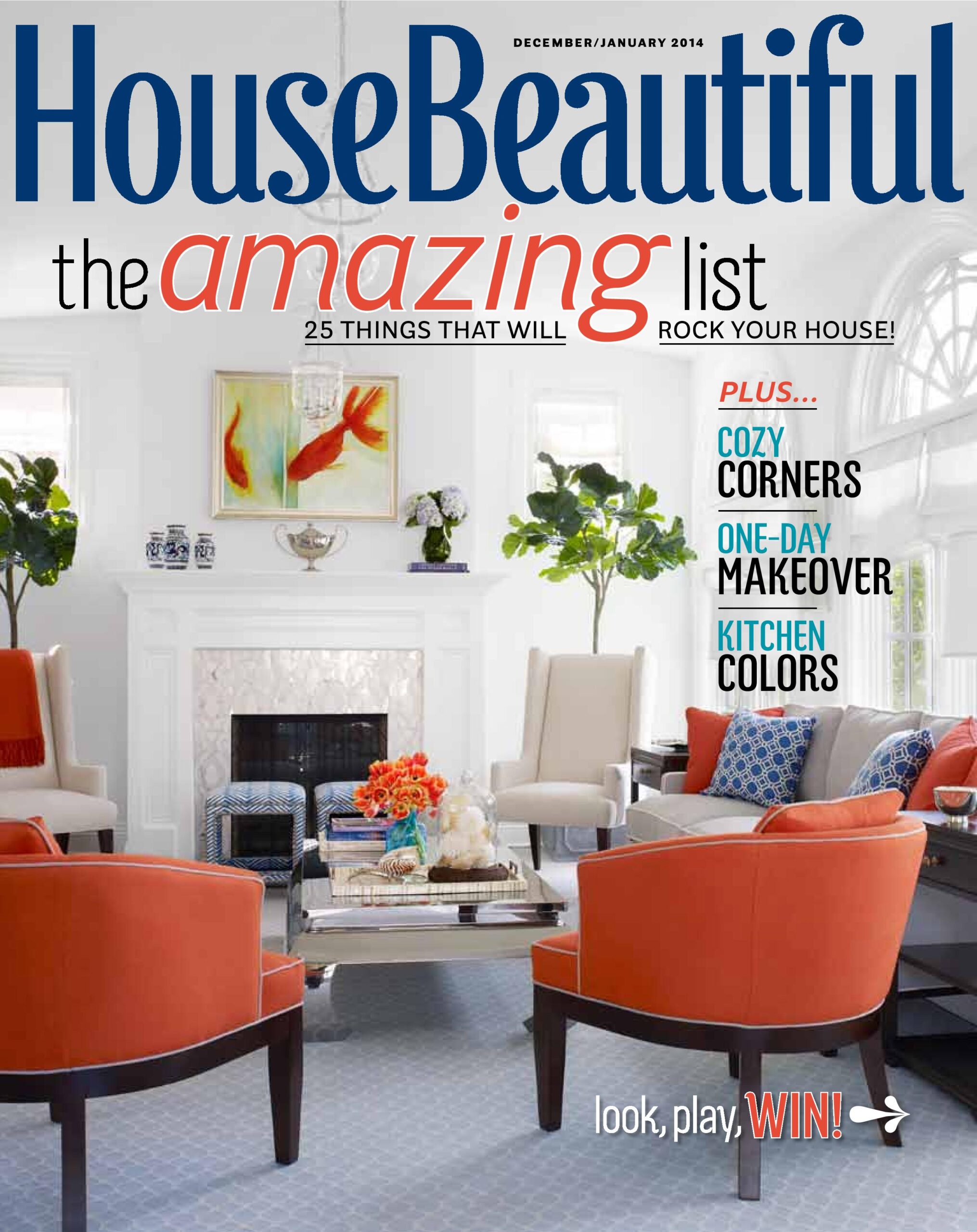 House Beautiful Cover Image for magazine feat Libby Langdon