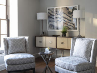 LL00230 Silver and white sitting chairs west village