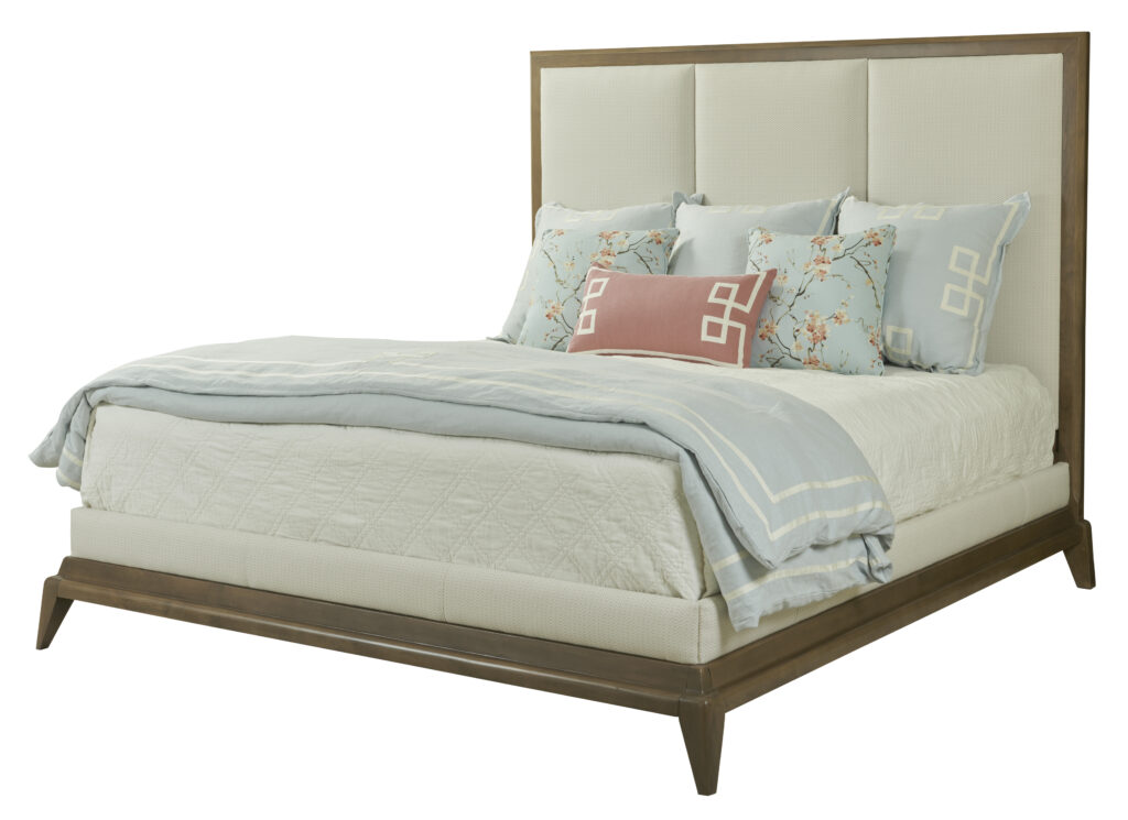 Cream shelby bed
