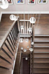 wood staircase