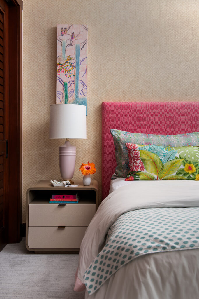 pink headboard
