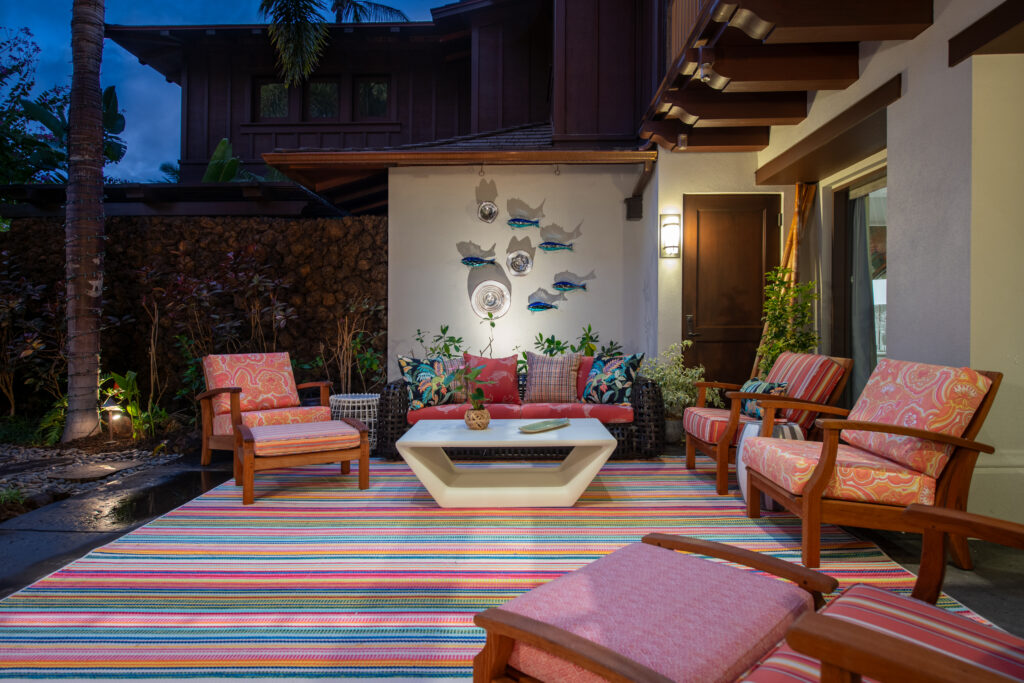 colorful outdoor furniture